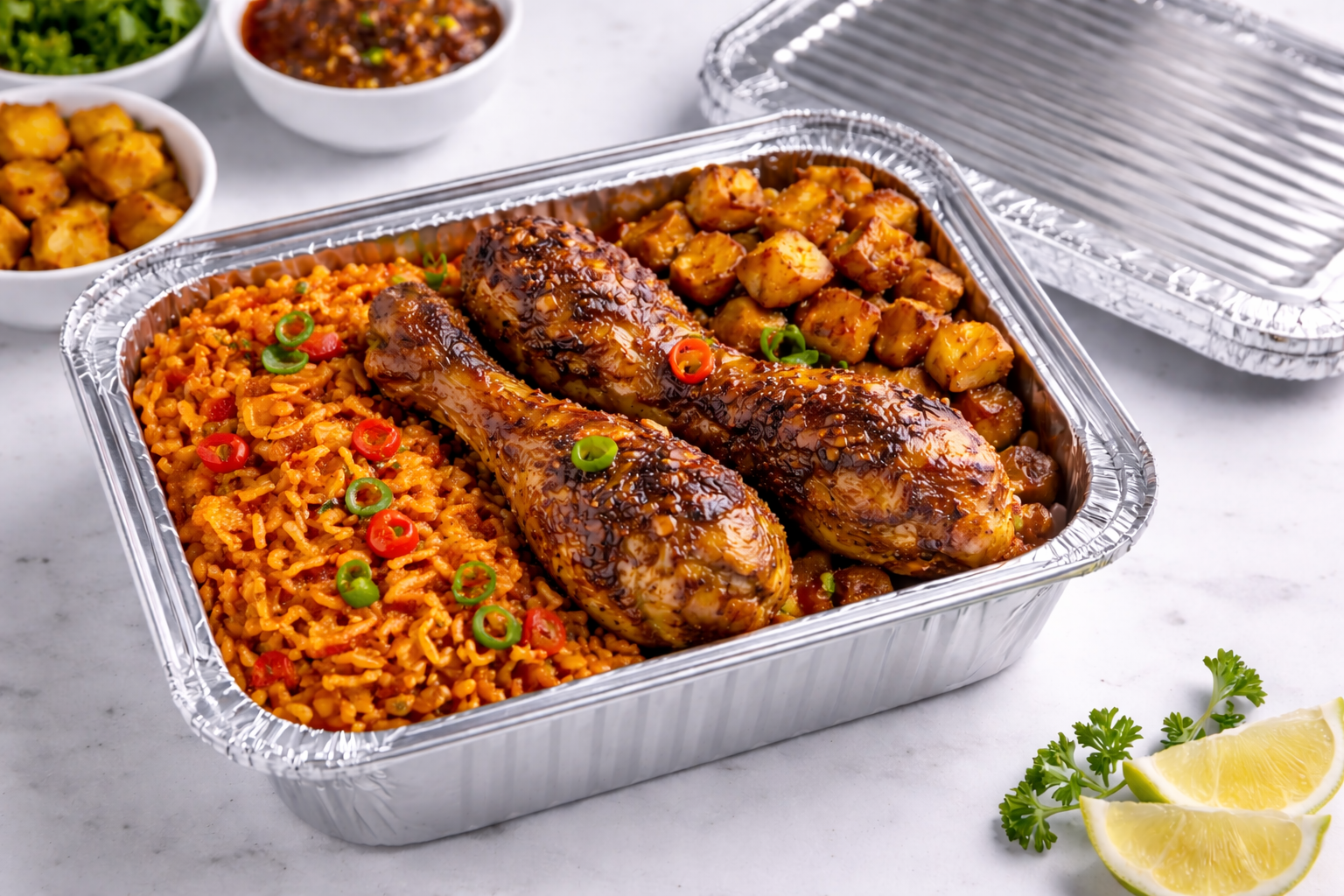 Take Away Packed Party Jollof Rice
