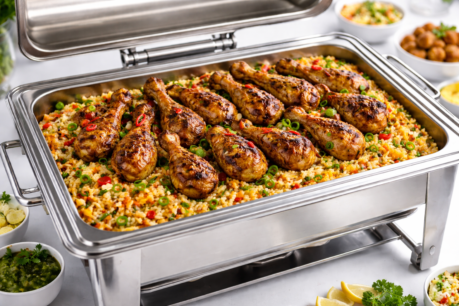 Party Fried Rice in 9 Litre Chaffing Dish